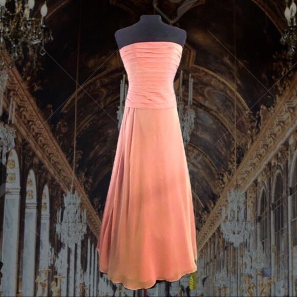 MICHAELANGELO VINTAGE 90s Strapless Prom Dress with Wrap 4 - Picture 14 of 14